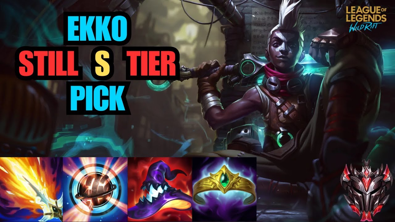 Wild Rift Ekko Mid Gameplay in Season 16 in GM elo