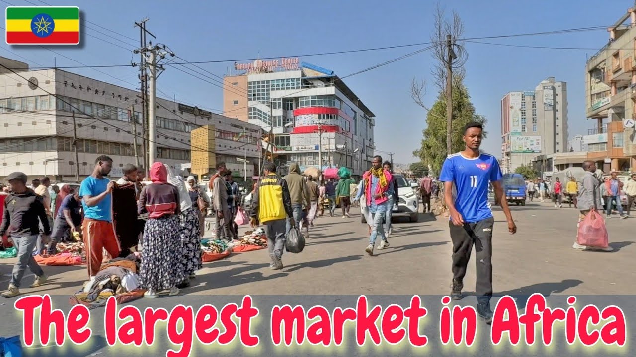 Busiest Market: Addis Ababa's crowdedness Mercato Street walking Tour 🇪🇹 Ethiopia walking Tour 2025