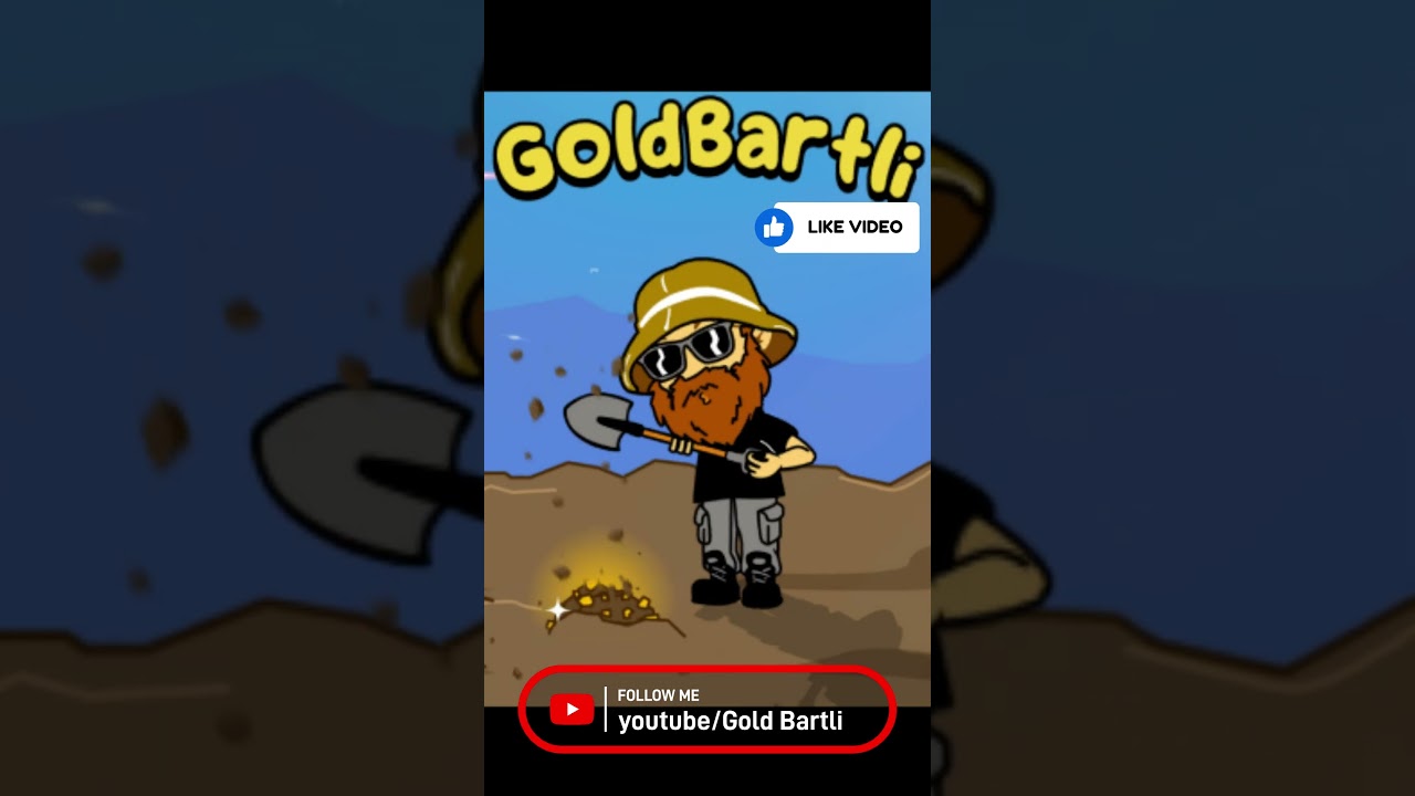GoldBartli on Youtube (Goldwaschen) #shorts #danke #goldwaschen