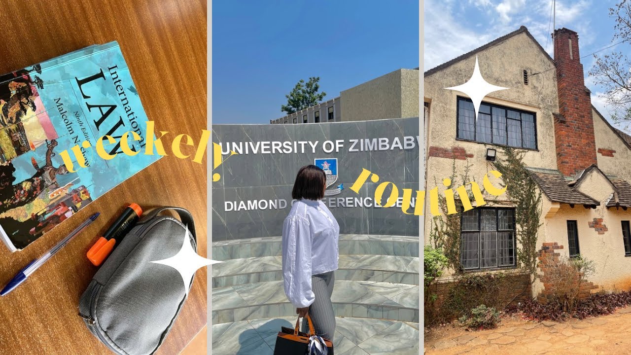 VLOG |✨SPEND SOME DAYS WITH ME AT THE UNIVERSITY OF ZIMBABWE 🇿🇼 AS A FINAL YEAR LAW STUDENT 👩🏽‍⚖️💕