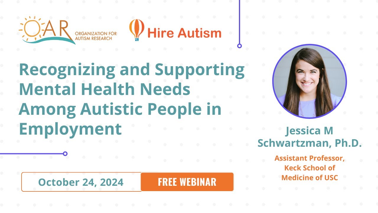 Recognizing and Supporting Mental Health Needs Among Autistic People in Employment