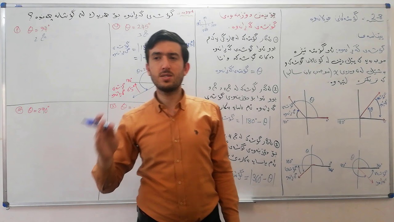 بەشی٨-وانەی ٢- دۆزینەوەی گۆشەی گەڕانەوە تەواوکەری دەرسی ڕابردوو