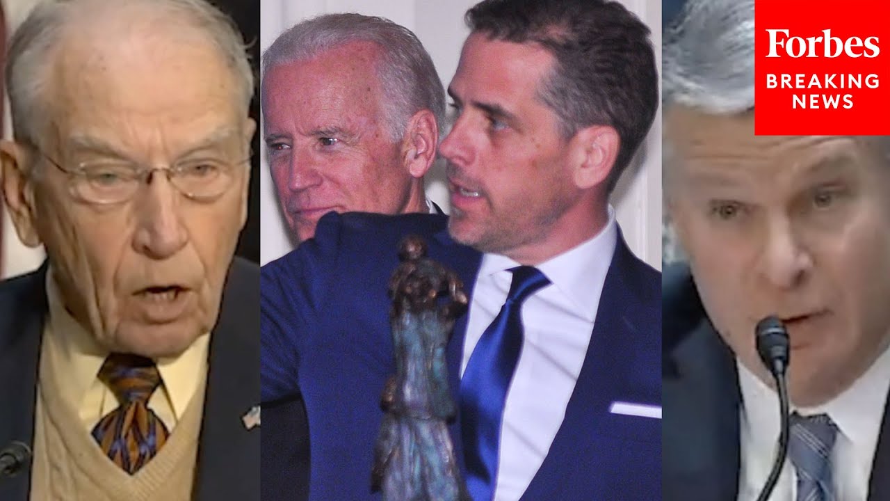 Chuck Grassley Asks FBI's Wray If There Are More 1023s Referencing 'Bribery Scheme' Involving Bidens