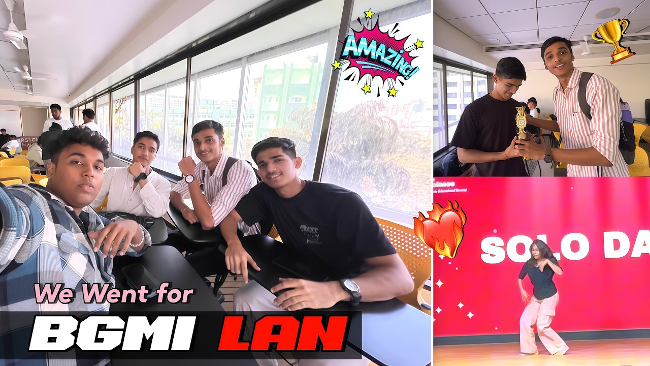 We went for BGMI LAN🎮😍 - Paradawg vlogs
