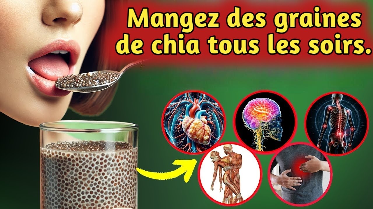 Une semaine de graines de chia le soir : Découvrez les changements surprenants