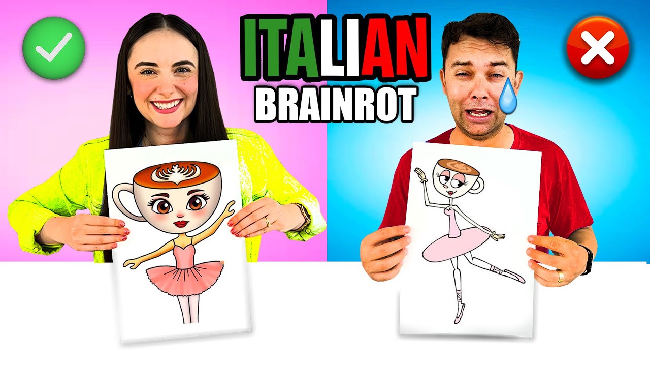 Desenam ITALIAN BRAINROT si Ballerina Cappuccina