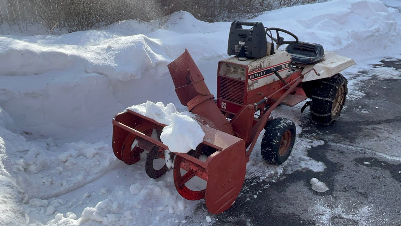 Resurrecting the Gravely 812 Snow Cannon Part 2