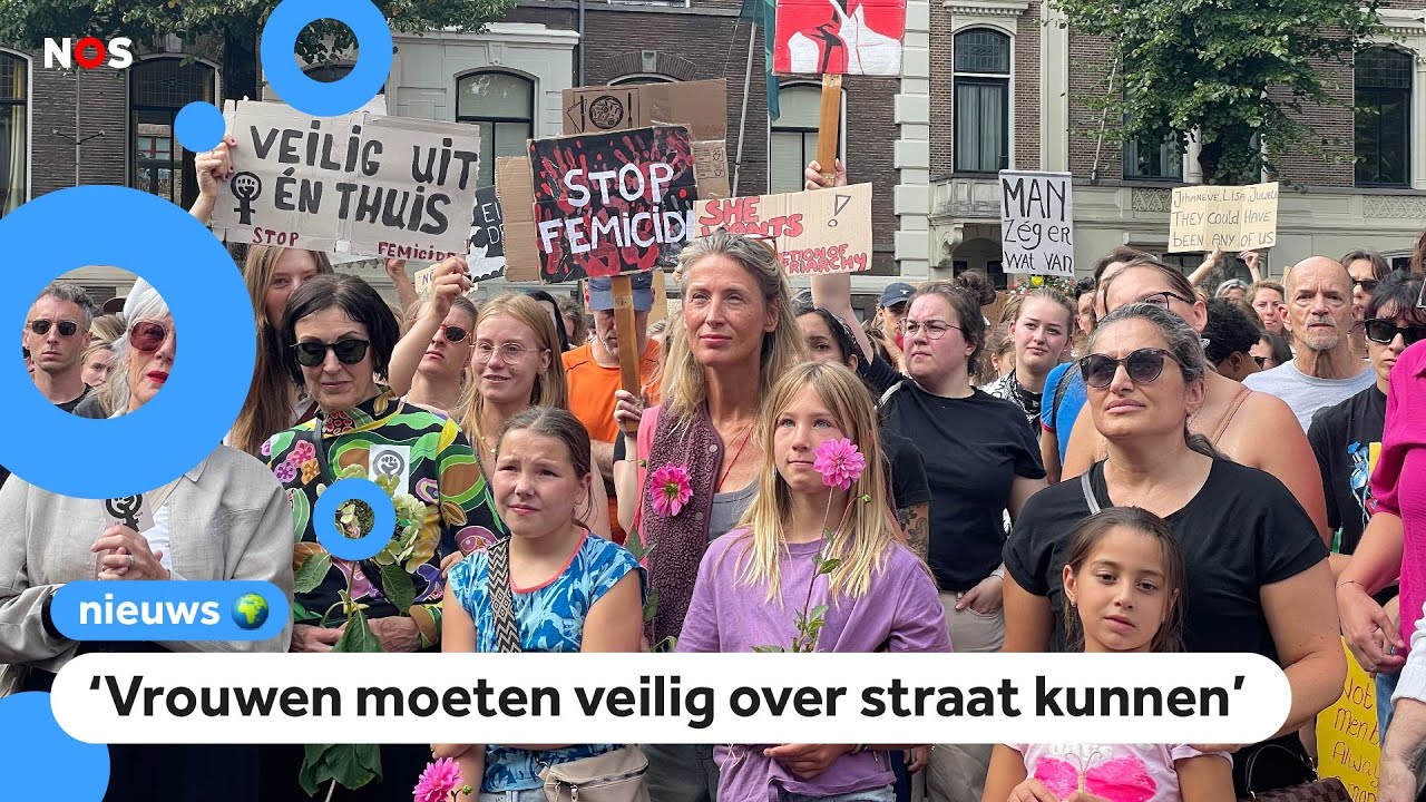 Duizenden mensen protesteren: geweld tegen vrouwen moet stoppen