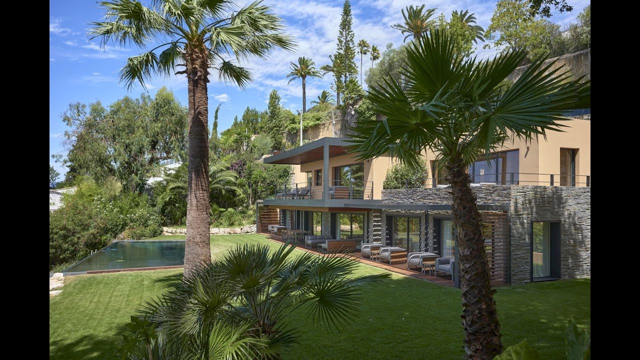 Cannes, contemporary Villa with panoramic sea view, 11 900 000€