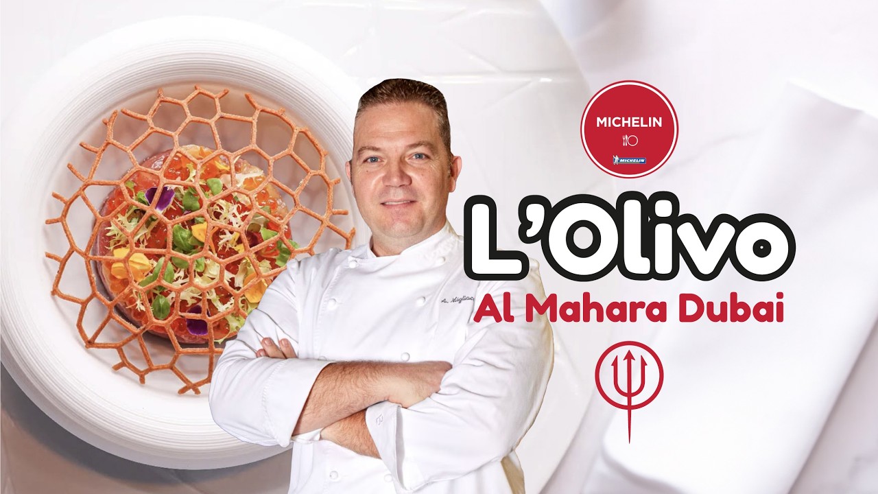😍 CENA DA SOGNO al Jumeirah Burj Al Arab con lo chef Andrea Migliaccio ⭐️⭐
