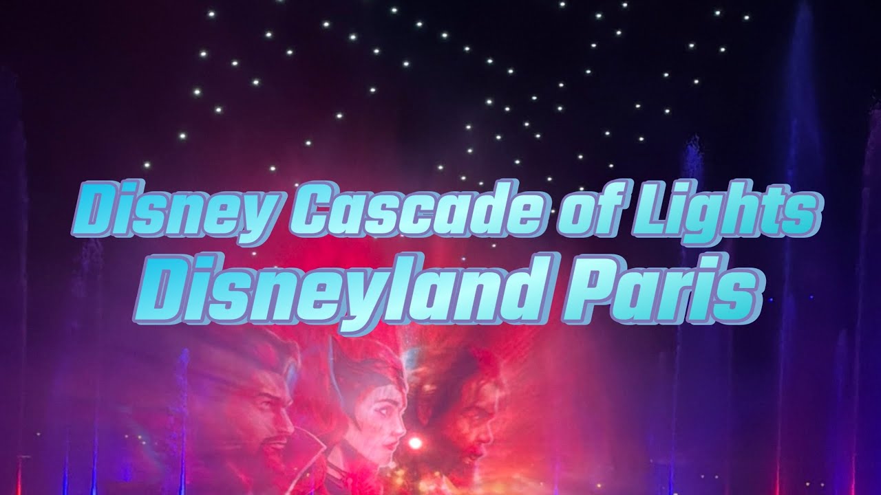 Disney Cascade of Lights - Full Show | Disneyland Paris
