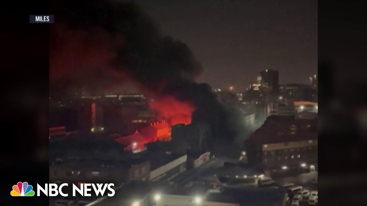 Johannesburg building fire kills at least 74 people