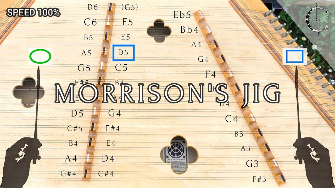 Morrison's Jig - Animated Hammered Dulcimer (Tympanim #2)