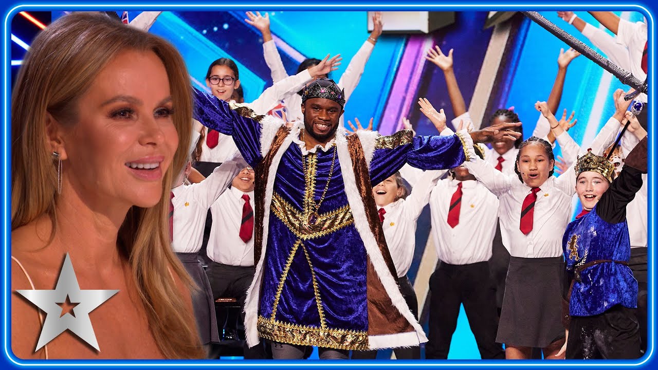 There's a NEW KING in town! Banji's Class give a performance fit for Royalty | Auditions | BGT 2023
