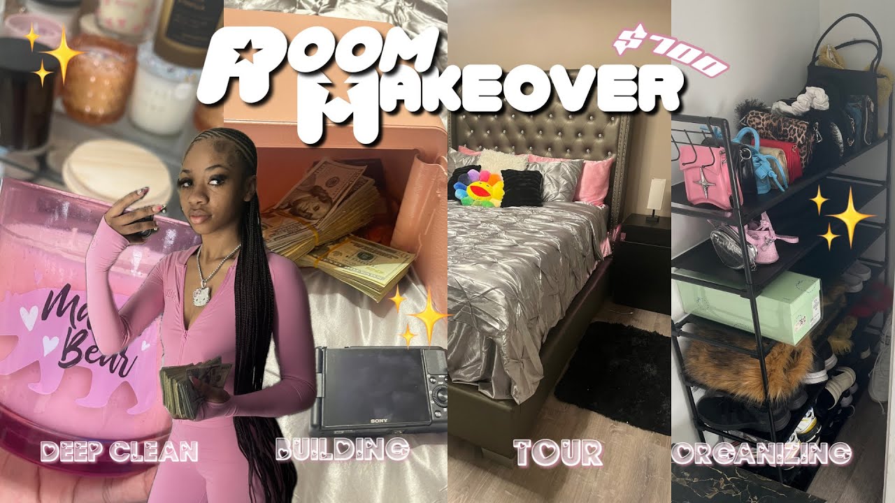 Room Makeover | tour, $700 amazon haul, building, asthetic & organizing |
