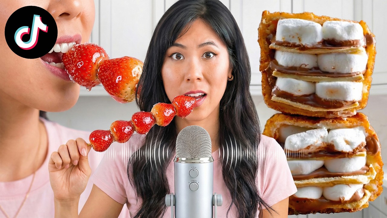 I Tested the MOST VIEWED TikTok ASMR Recipes! 🫠