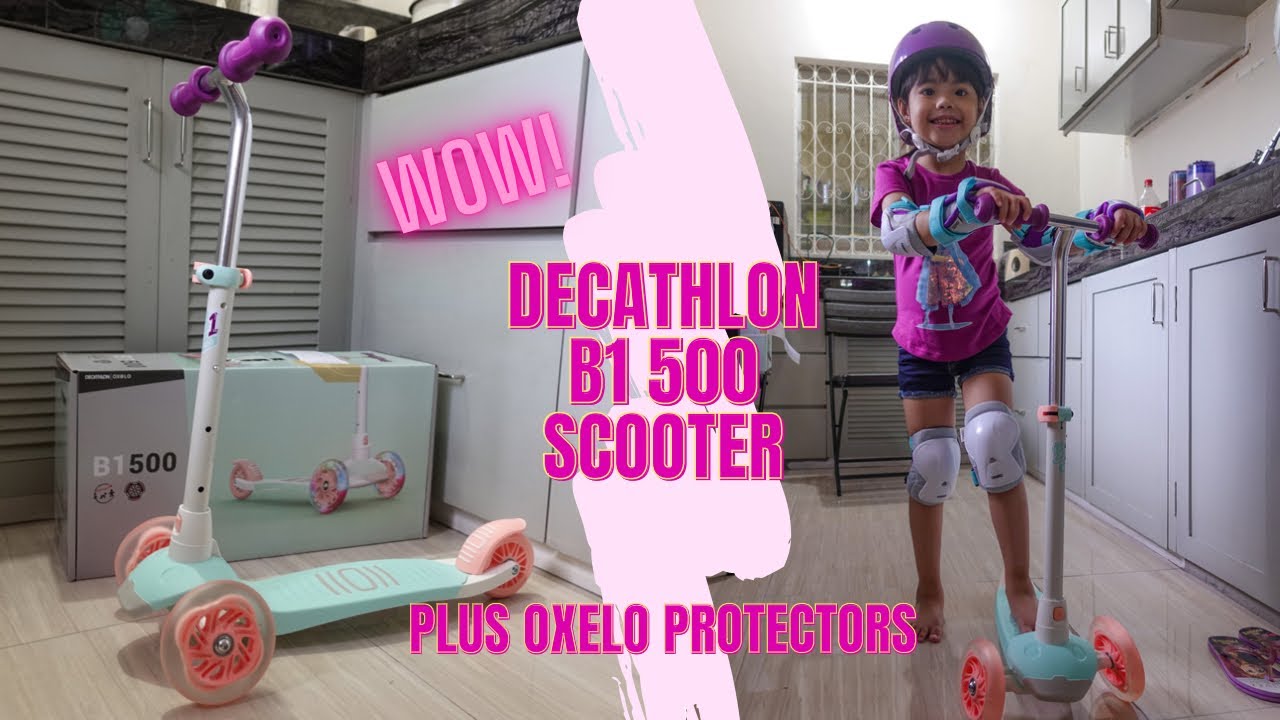 First Time to Ride a Scooter - Decathlon B1 500