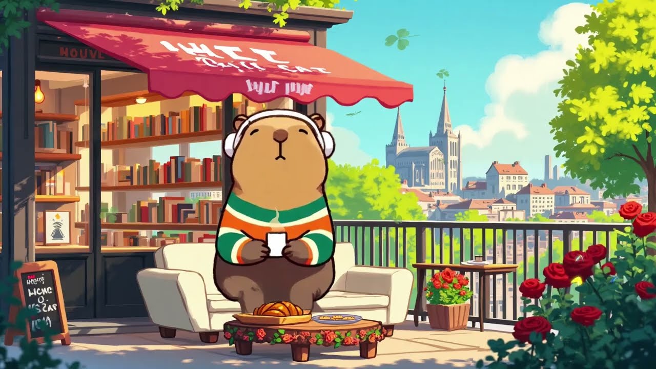 Deep Focus Lofi Mix 🌹 Capybara Coffee Time🥐Chill Vibes Lofi for Study & Work