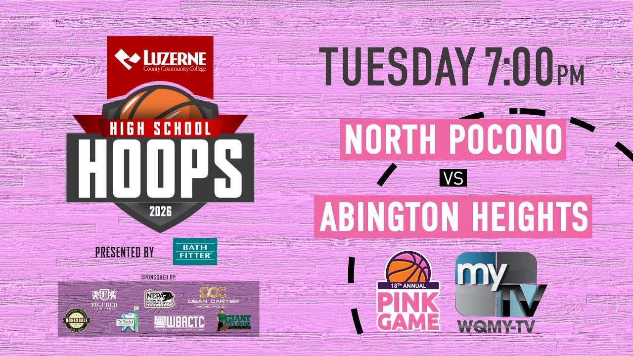 HS HOOPS: 18th Annual Pink Game - North Pocono vs. Abington