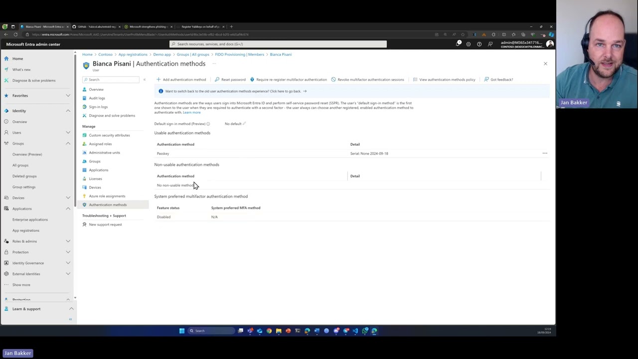 Yubikey Provisioning with Microsoft Entra ID - Jan Bakker