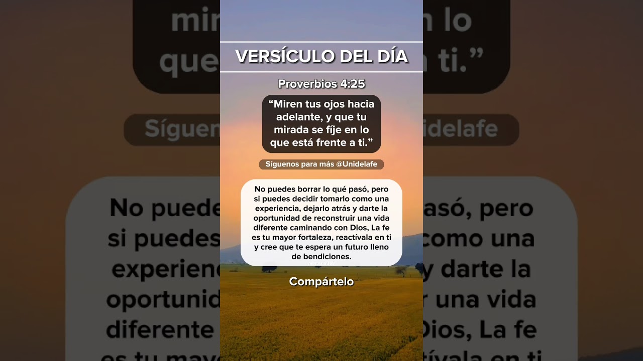 VERSICULO DEL DIA - MENSAJES DE DIOS - Oraci&oacute;n diaria - Vers&iacute;culo diario - Unidelafe - Proverbios