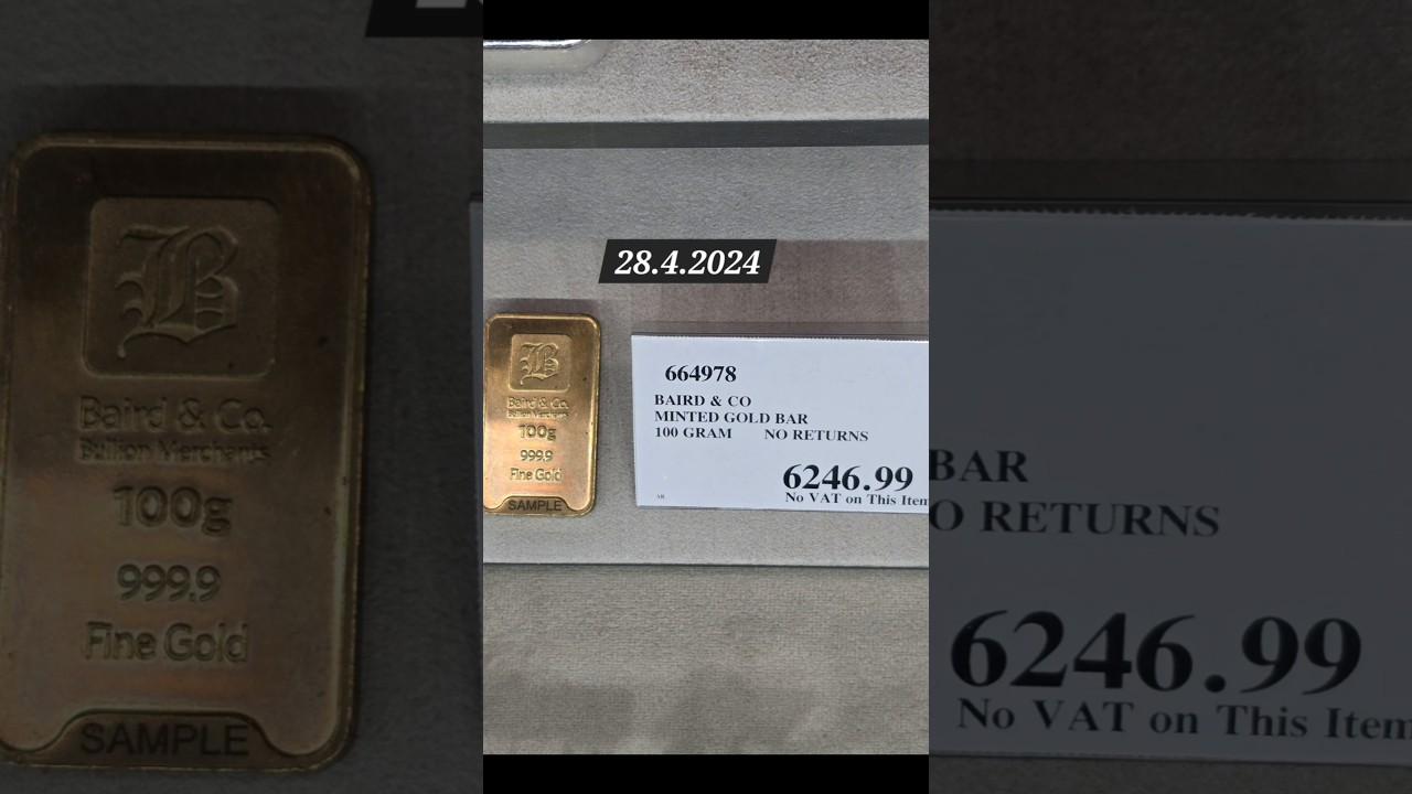 #Gold and #silver price in April & August 2024