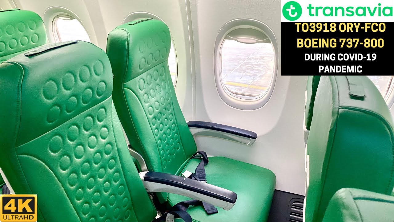 TRANSAVIA TO3918 Paris-Orly ORY ✈ Rome-Fiumicino FCO (Boeing 737-800) Flight Report #46 [4K]