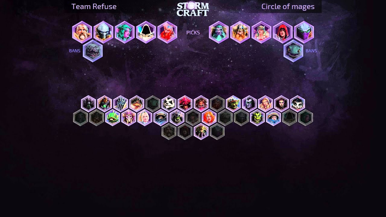 HOTSPRO#1 Team Refuse vs Circle of Mages