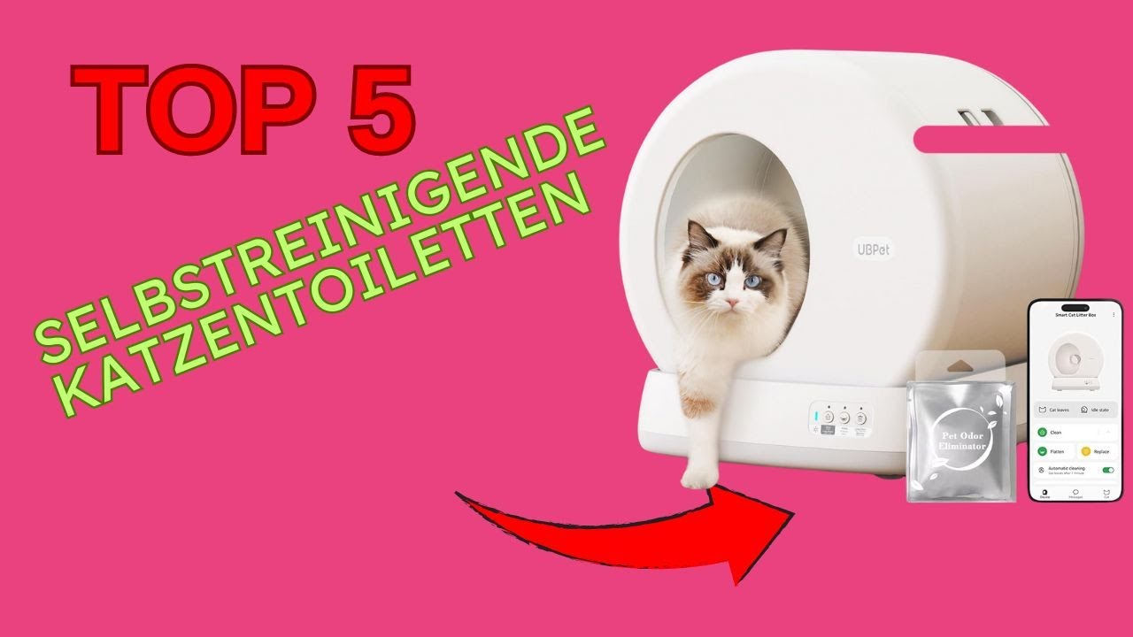 Top 5 SMARTE KATZENTOILETTEN 2025 im Vergleich | Beste Selbstreinigende Katzentoiletten