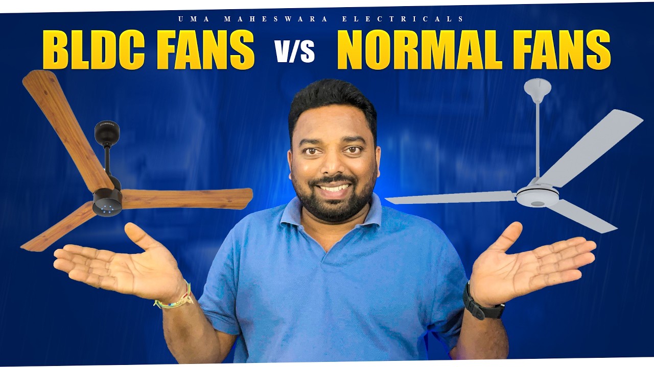 BLDC Fans vs Normal Fans in Detailed Comparison⚡️in Telugu⚡️Which is Best Ceiling Fan?