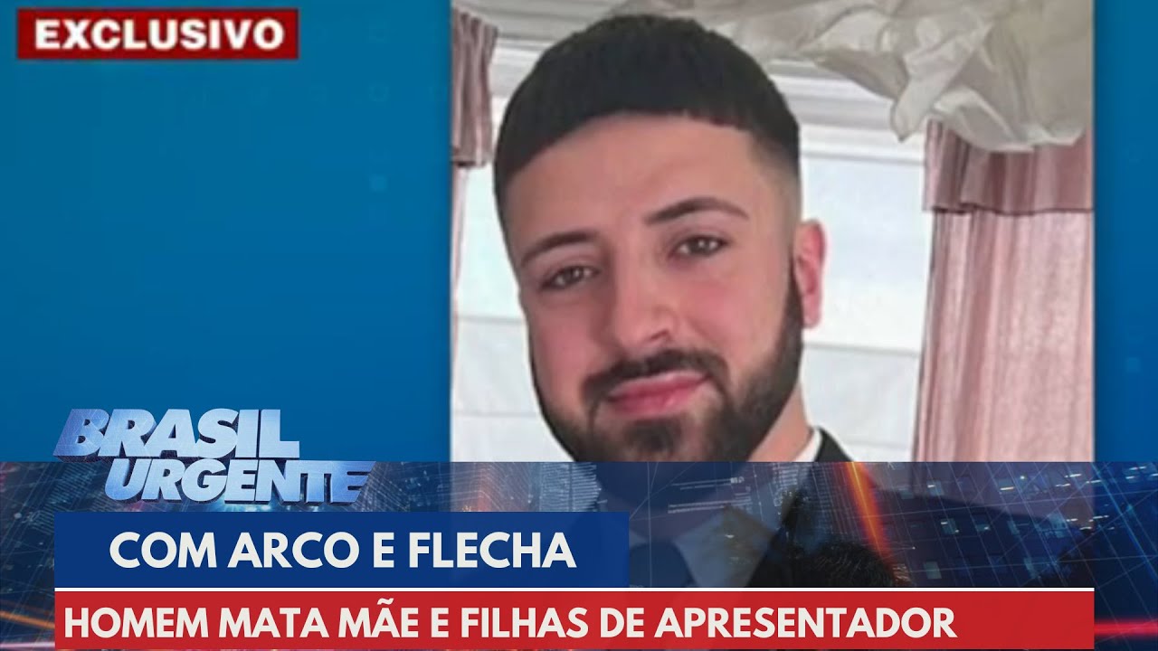Homem mata mãe e filhas de apresentador com arco e flecha na Inglaterra | Brasil Urgente