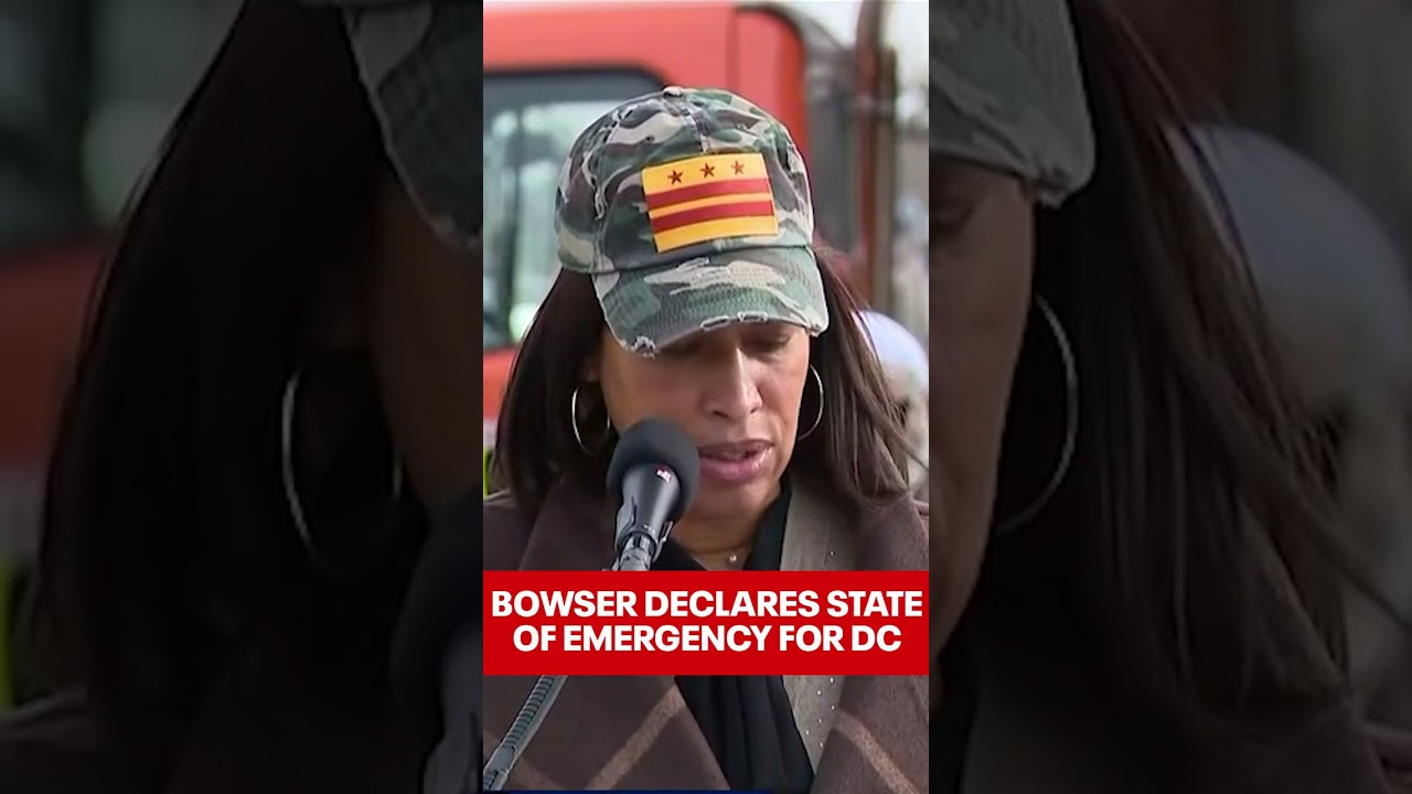 DC Mayor Muriel Bowser declares State of Emergency due to winter storm