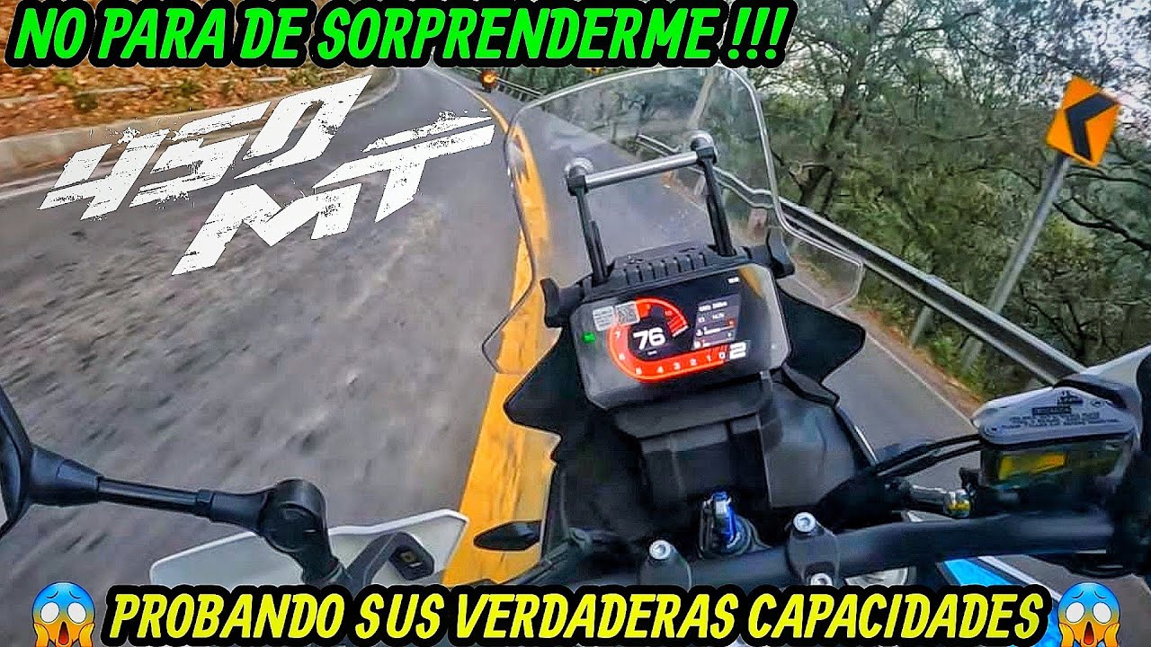 AL LIMITE !! CFMOTO 450MT 2024 🏁 CURVAS😱 OFF ROAD ! 🔥Y DE NOCHE 😰 ¿SUPERARÁ TUS ESPECTATIVAS? ✅😳