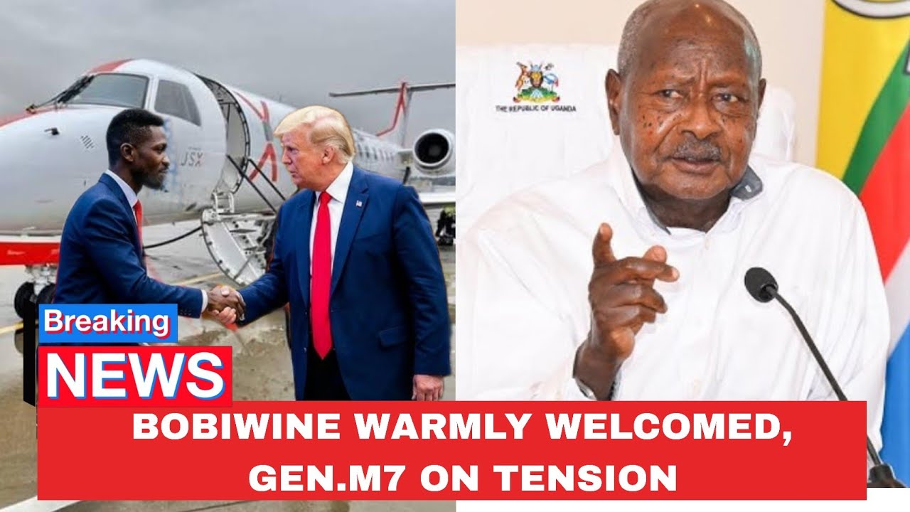 BREAKING NEWS:MASSIVE  WELCOME FOR BOBIWINE AFTER ESCAPING REGIME PURSUIT, GEN.M7 ON TENSION 🔥 