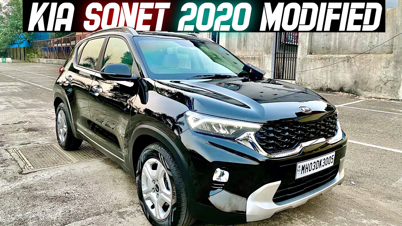 KIA SONET 2020 MODIFIED WITH INTERIOR & PAINT PROTECTION COAT || 📞9321811482