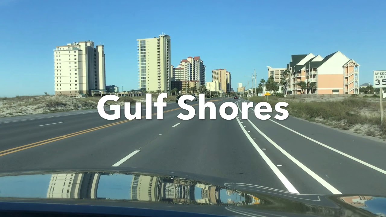 Driving Through Orange Beach, AL to Gulf Shores, AL
