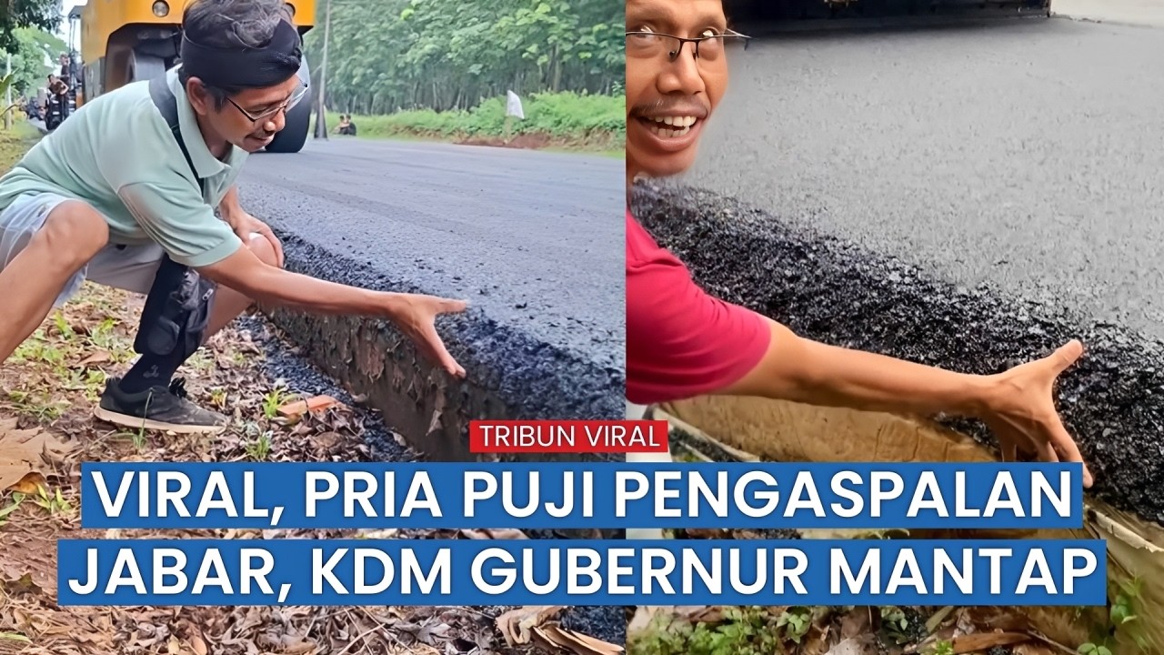Jalan di Jawa Barat Dianggap Lebih Tebal, Warganet Puji Kinerja Dedi Mulyadi