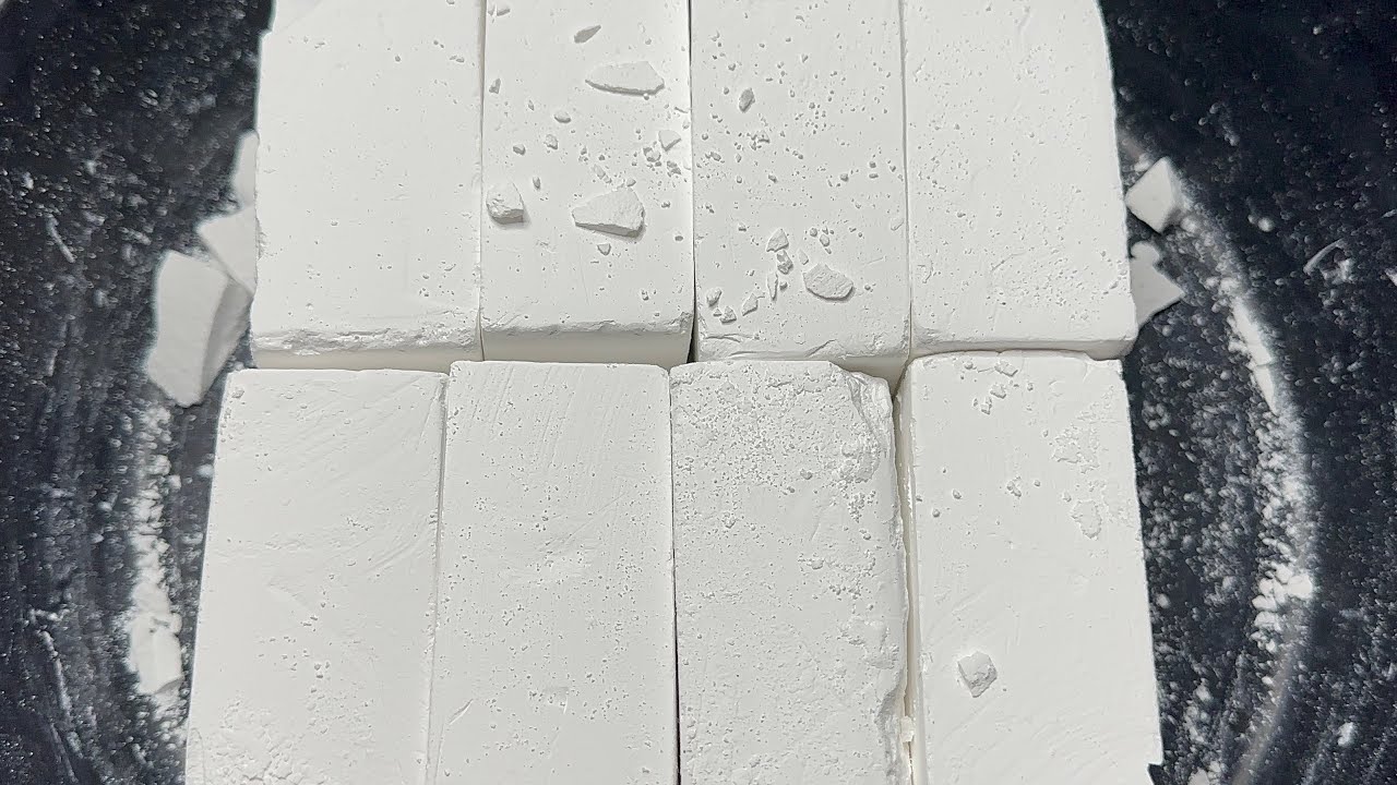 Fresh Soft PJ Blocks for 8k Subs | Part 2 | ASMR Gym Chalk