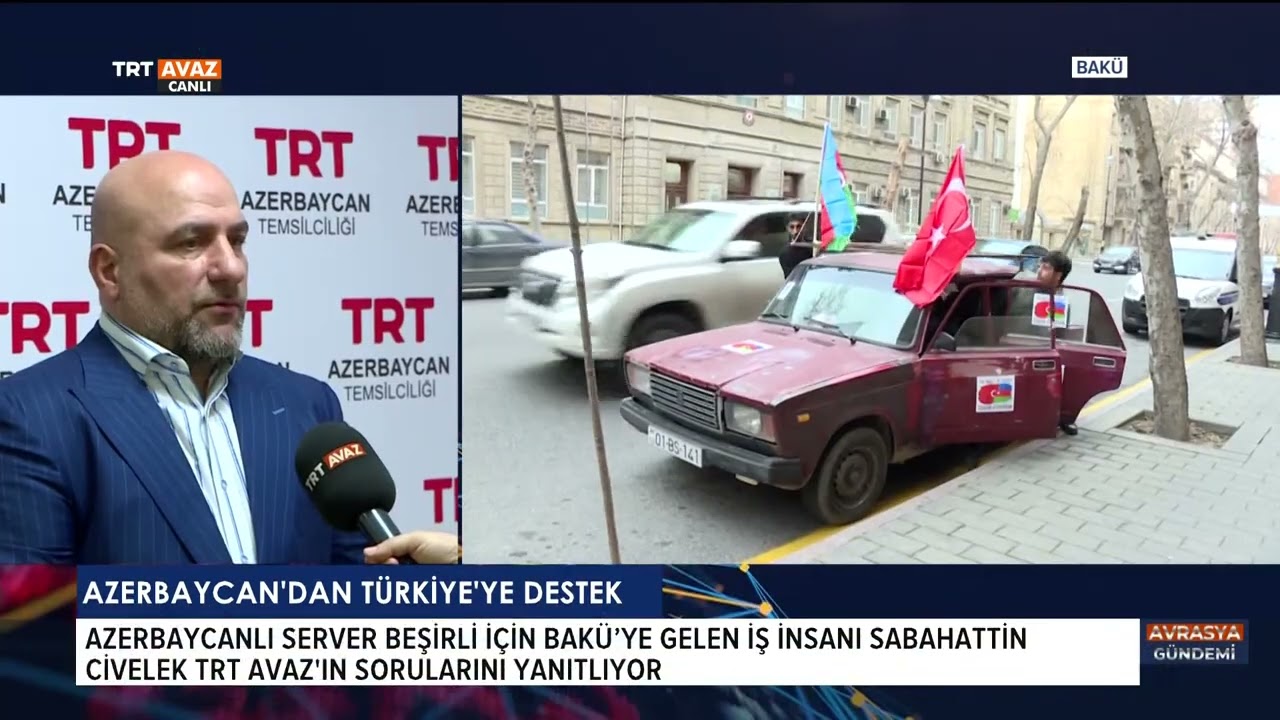 AZERBAYCAN'DAN TÜRKİYE'YE DESTEK