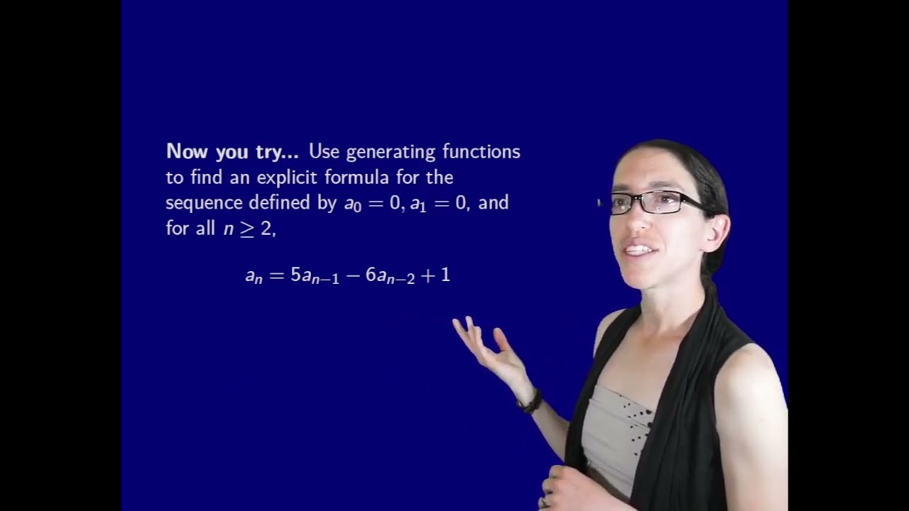 Solving recursions with generating functions