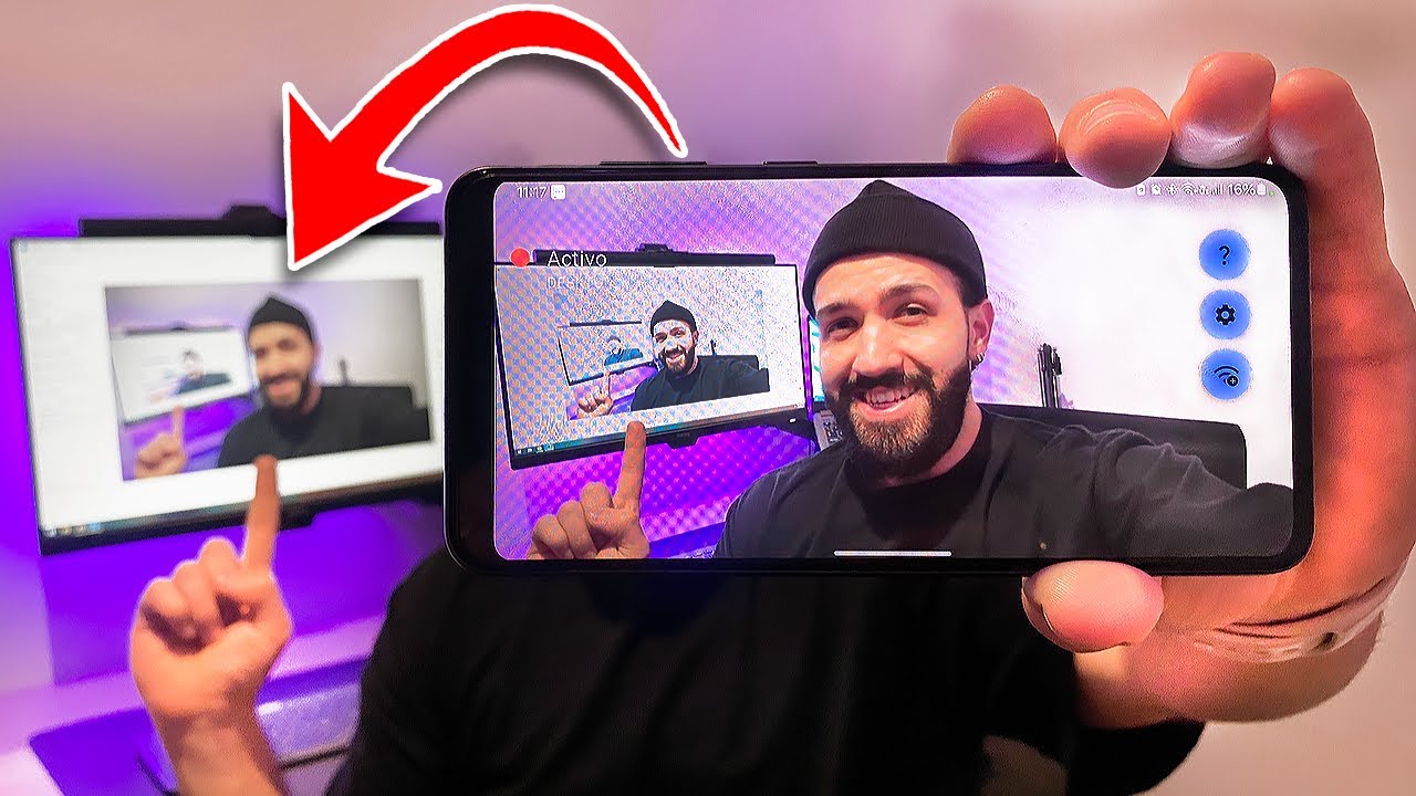 Cómo Usar Tu Celular Como WEBCAM GRATIS
