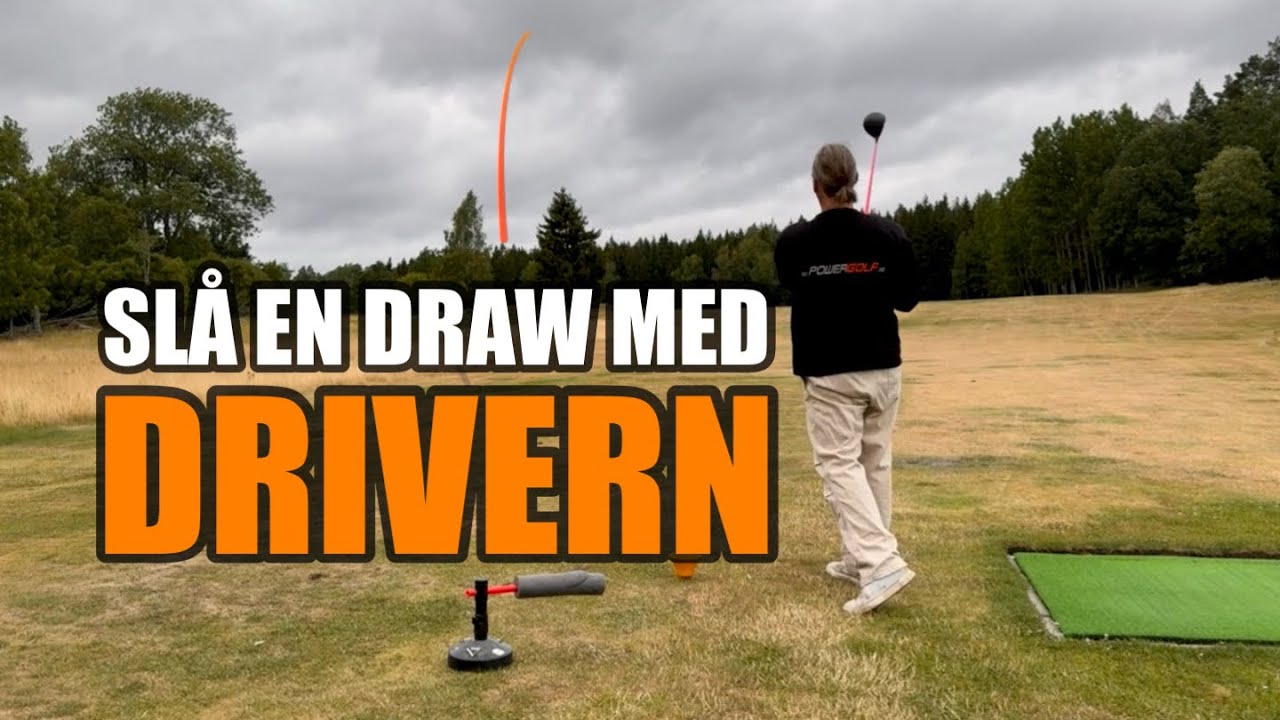 Slå en draw med drivern. Enklare med lite hjälp…