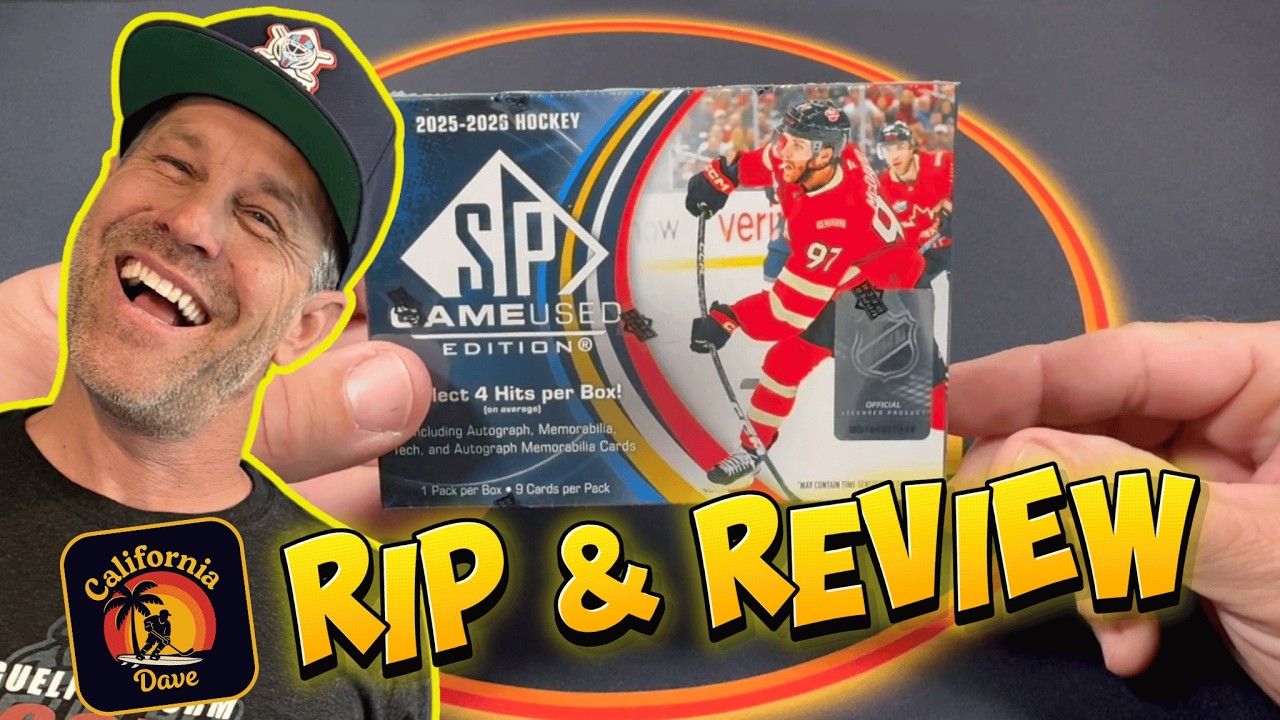 Hunting Game-Used Hobby Grails! | California Dave Rips & Reviews 2025-26 SP Game Used