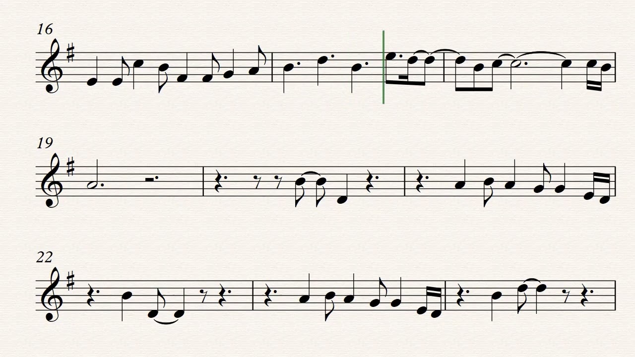Until I Found You Alto Saxophone Play along Sheet Music