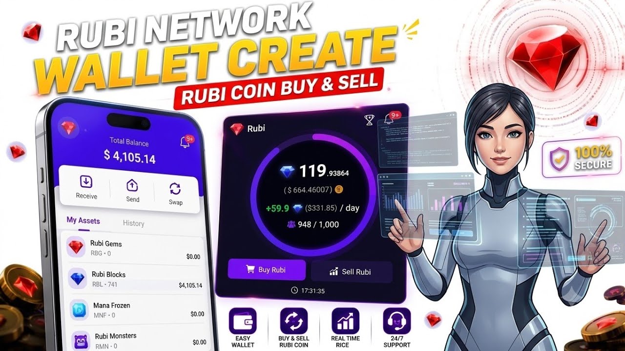How To Create Rubi Wallet Live 2026 | Rubi Network Wallet Update Today