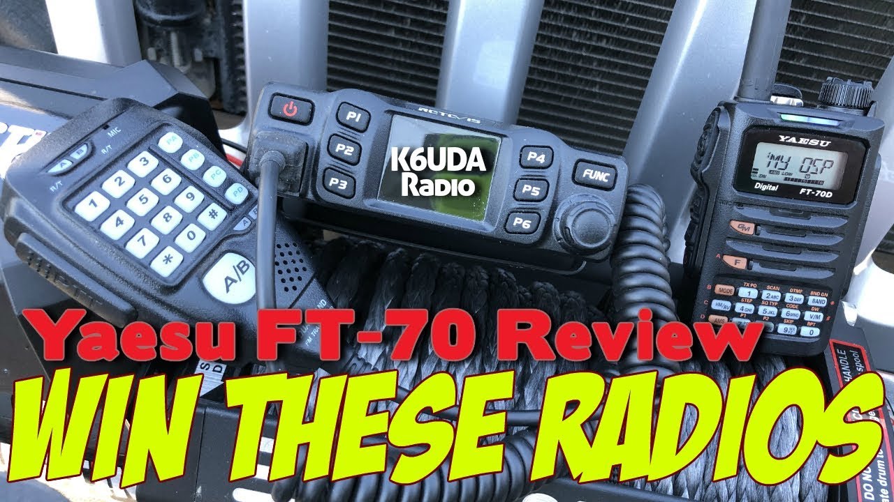 Обзор радиостанции Yaesu FT-70. Выиграйте эту радиостанцию ​​от K6UDA.