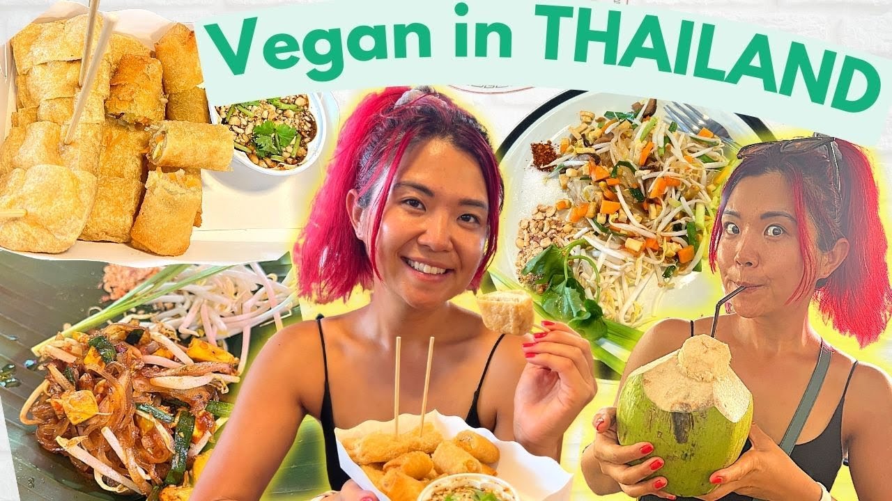 Что я ел, будучи веганом, в Таиланде 🇹🇭 Плавучий рынок и ВЕГАНСКИЙ ПАД-ТАЙ со звездой Мишлен в Ба...