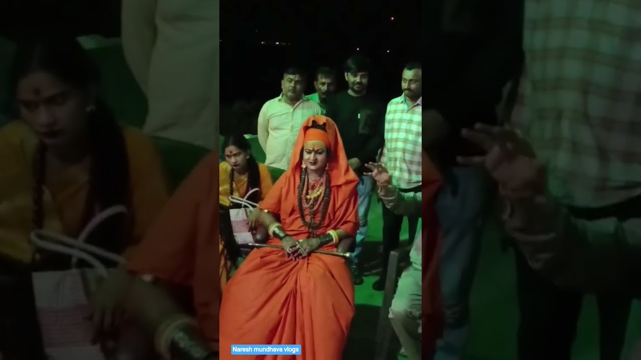 ujjain kinner Akhadeki Mahamandleshvar 1008 #trending #1008 #mahamandleshwar #ujjain #kinner #akhada