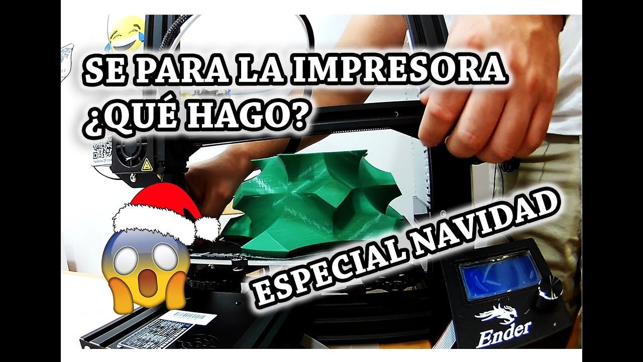 CÓMO RECUPERAR UNA IMPRESIÓN 3D FALLIDA | Especial Navidad 3D