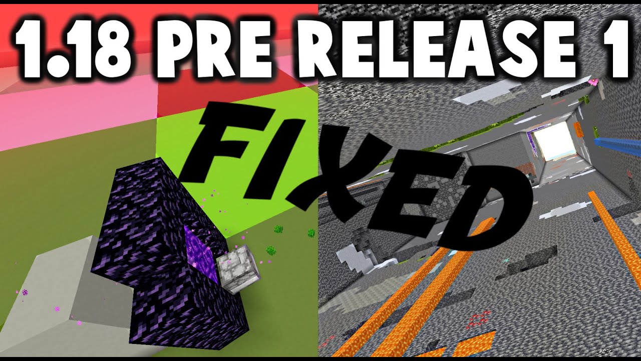 FIRST 1.18 Pre-Release! | Bedrock Voids, Chunk Loading Fixed, Amplified Back
